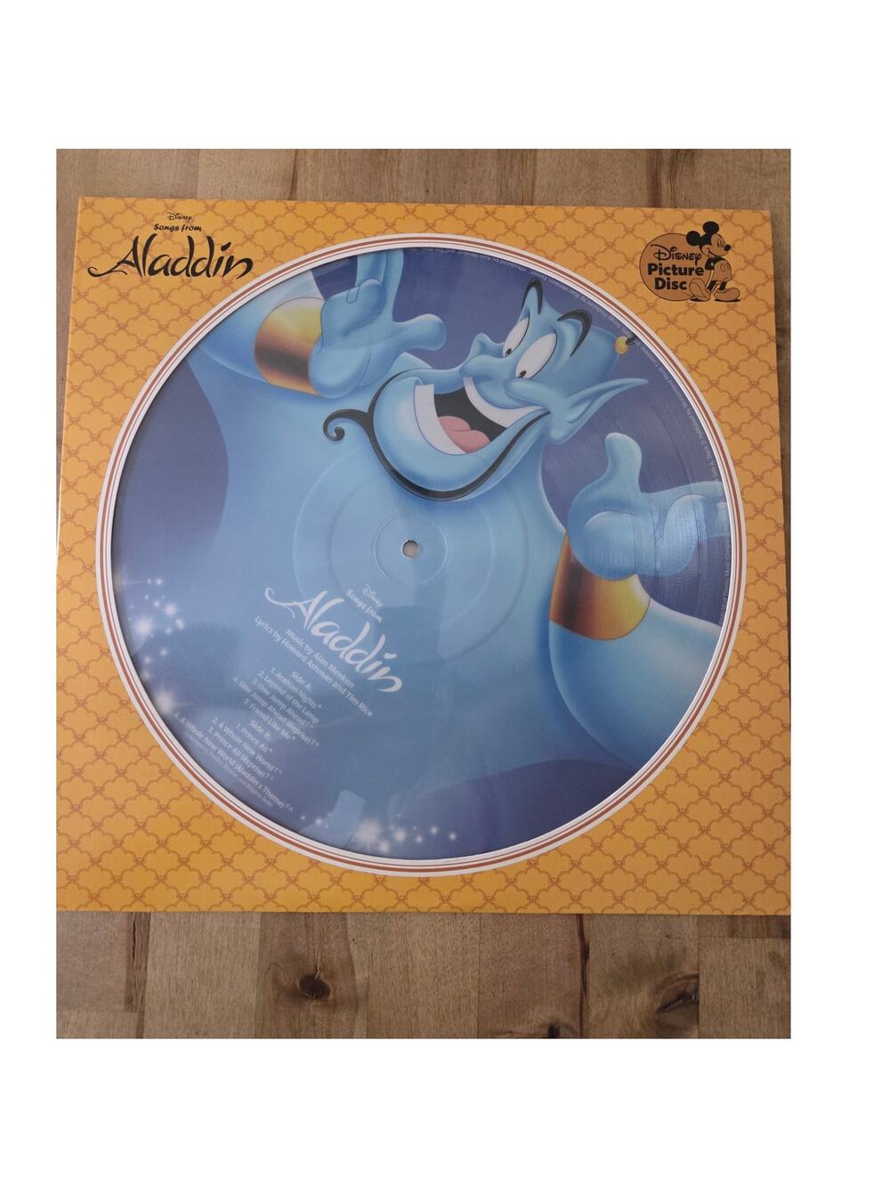 Disney Aladdin Picture Disc Vinyl – Genie Edition (Walt Disney Records, EU)